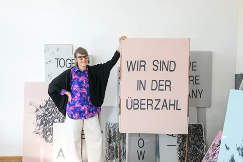 Die Künstlerin Fanni Futterknecht.