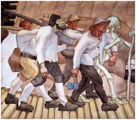 Artwork by Albin-Egger Lienz, Totentanz