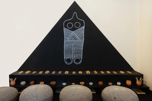 Objects in the exhibition “the language of the goddesses”