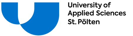 Logo von der University of Applied Sciences St. Pölten, ehemals FH St. Pölten