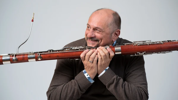 Portraitfoto von Gottfried Pokorny mit Fagott