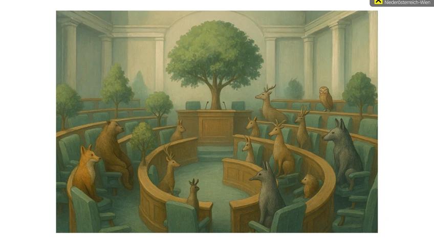 Tiere und Pflanzen im Parlament