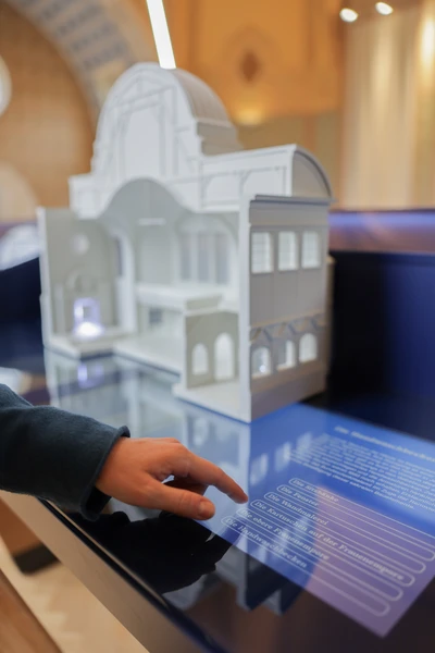 Blick in die Dauerpräsentation