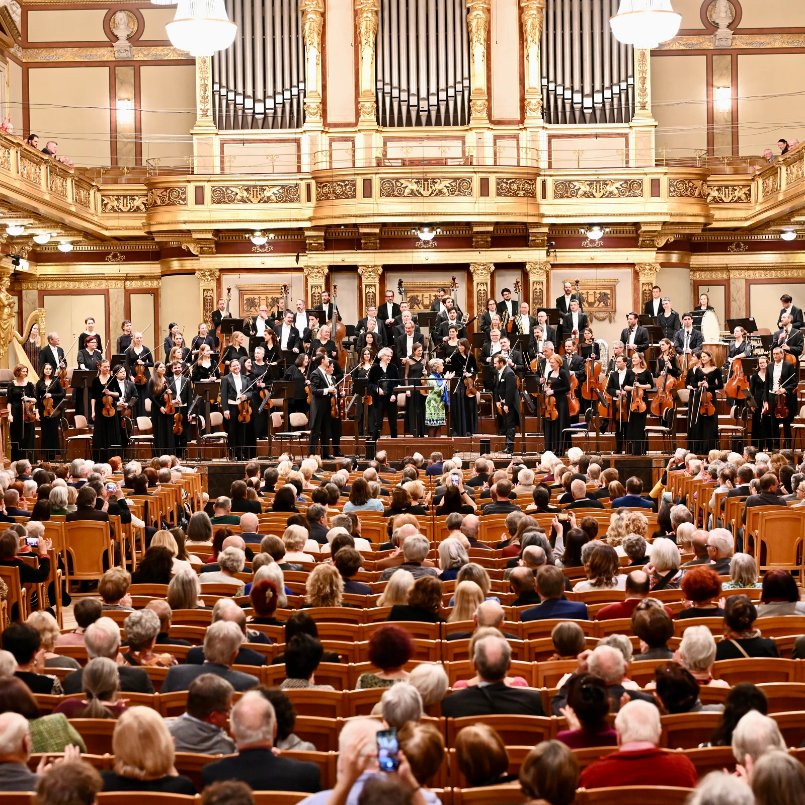Fotos der musikalischen Programmpräsentation 2025 im Musikverein Wien