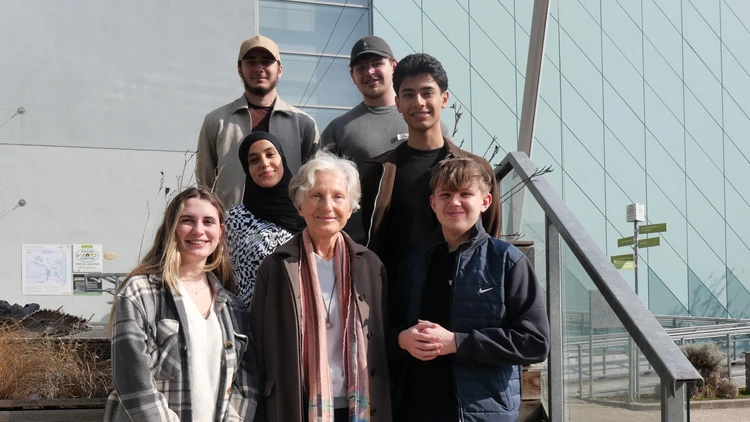 Ausschnitt Schülervertretungen mit Irmgard Griss