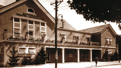 Alte Aufnahme des Theaters Reichenau