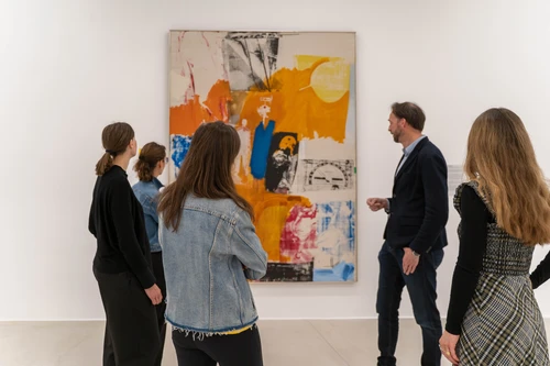 Ausstellungsfoto Robert Rauschenberg