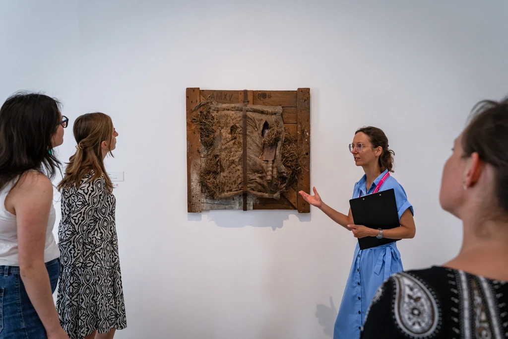 Exhibition view of “Touch” at Forum Frohner