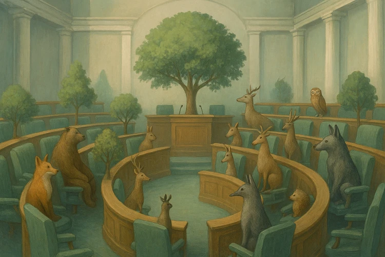 Tiere und Pflanzen im Parlament