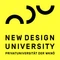 Logo of the NDU New Design University – Private University of the WKNÖ.