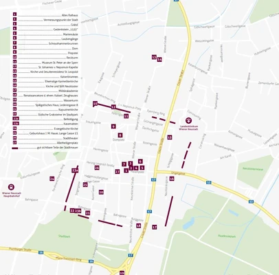Stadtplan Wr. Neustadt
