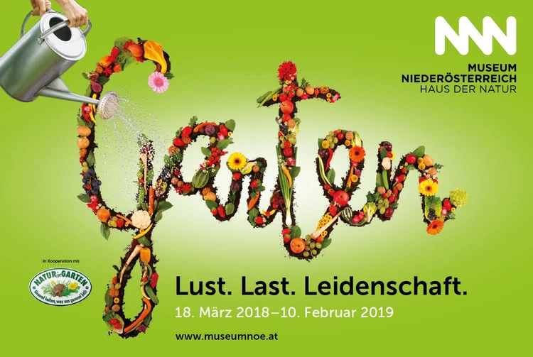 Sujet der Ausstellung "GARTEN - Lust. Last. Leidenschaft"