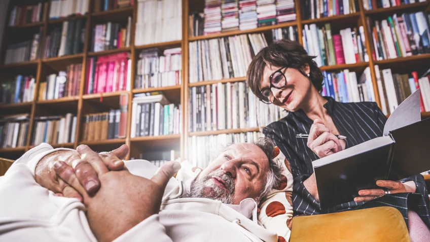 Tischlerei Melk Kulturwerkstatt Frühjahr 2026 Programmfoto Katharina Stemberger & Wolf Bachofner