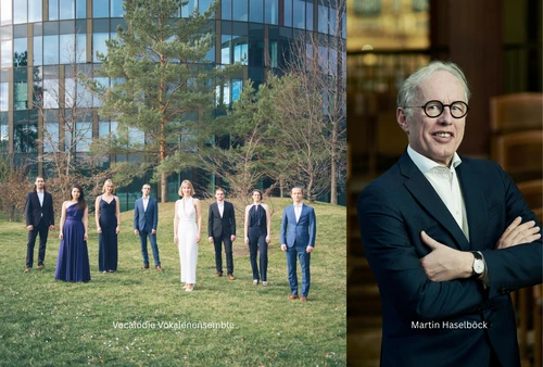 Programmfoto IBT26 >Auf der Suche...< mit Vocalodie Vokalensemble und Martin Haselböck