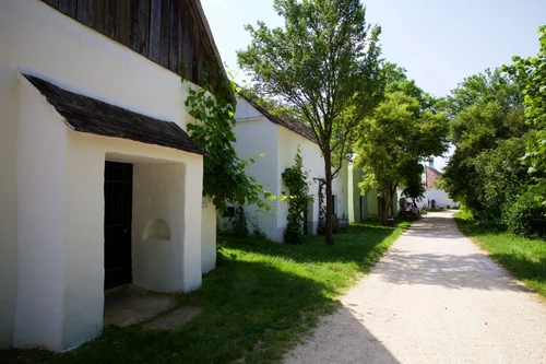 historische Kellergasse mit Presshäusern