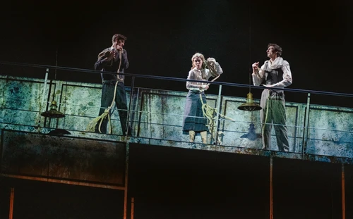 Schauspieler auf einer Bühne