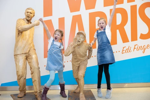 Ausstellungsansicht von "I wer' narrisch! Das Jahrhundert des Sports"