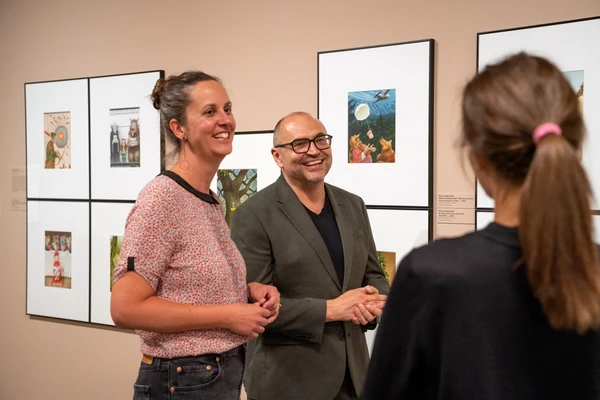 Ausstellungsansicht in Sehnsucht Wald