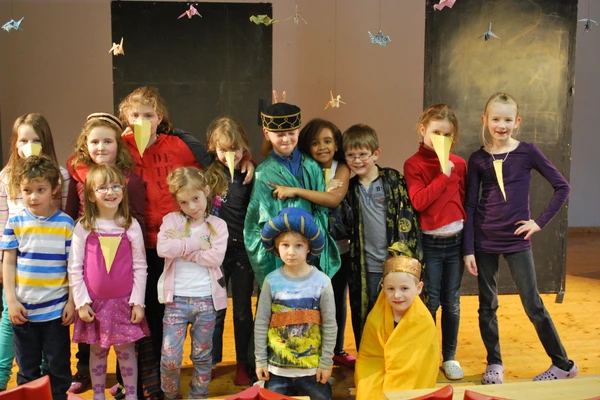 Kindergruppe beim Osterworkshop 2013