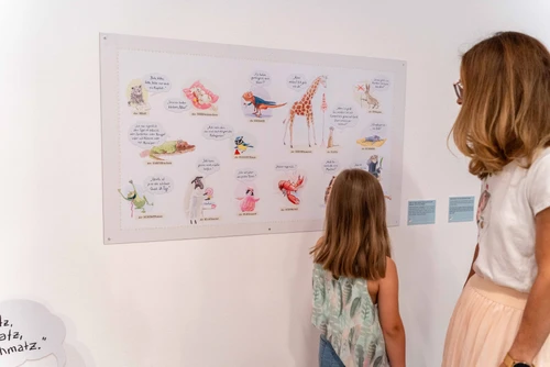 Ausstellungsansicht in Das Neinhorn