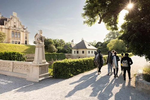 ECMA Ensemble in front of Grafenegg Castle