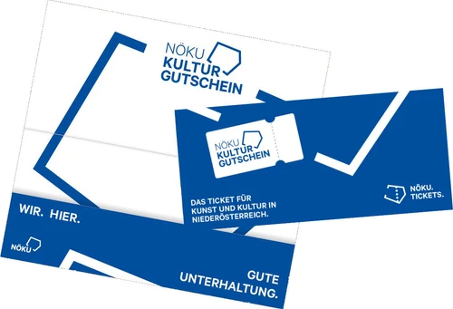 Der NÖKU Kulturgutschein für Kultur- und Veranstaltungserlebnisse in Niederösterreich.