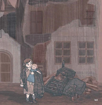 Illustration zur Ausstellung "Kinder des Krieges"