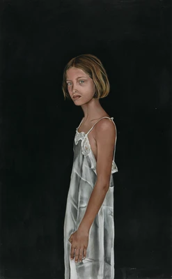 Gemälde von einem Mädchen von Adria Sartore