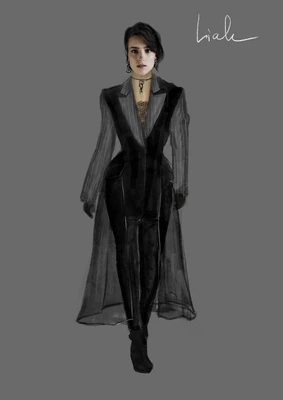 Kostümentwurf für das Schauspiel "Das Ministerium der Wahrheit"