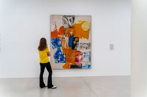 Exhibition photo of Robert Rauschenberg