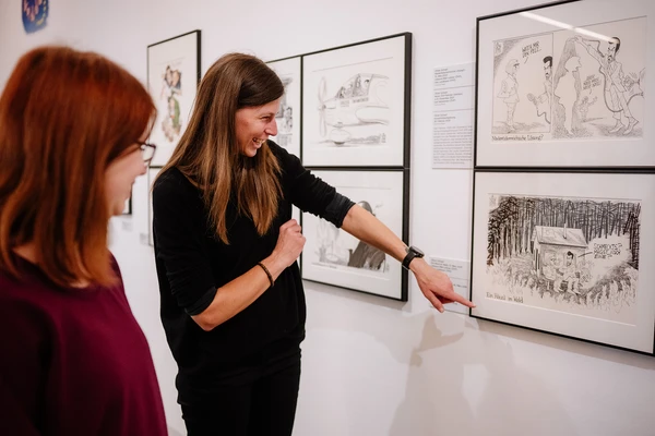 Ausstellungsfoto in Oliver Schopf