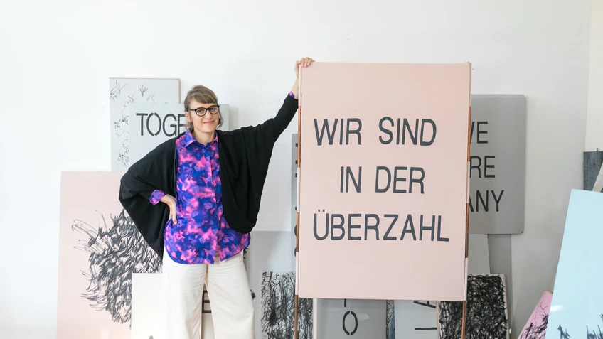 Die Künstlerin Fanni Futterknecht.