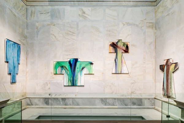 Ausstellungsansicht: Arnulf Rainer. REVUE 1.0 