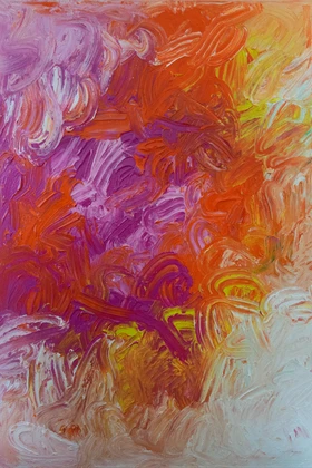 ein buntes Hermann Nitsch Werk