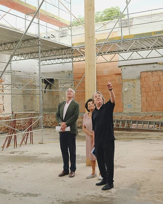 Baustelle Rudolf Buchbinder Saal