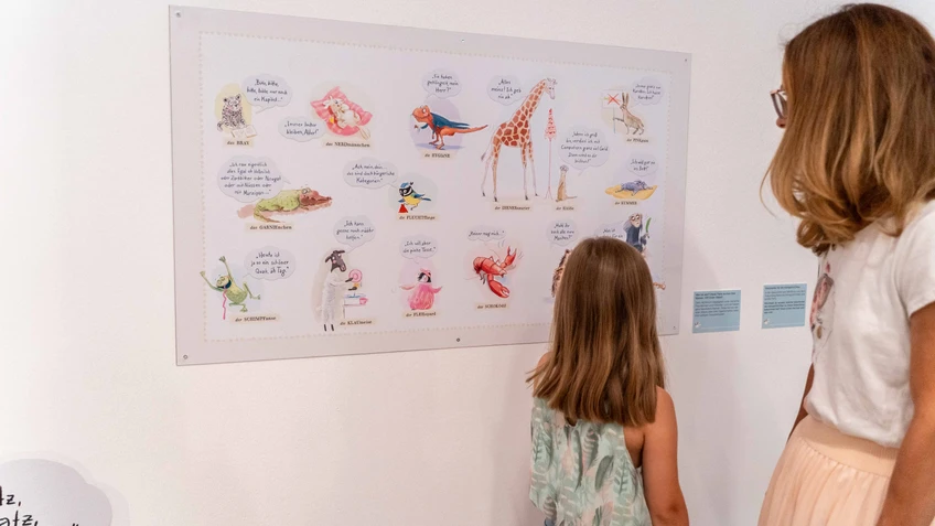 Ausstellungsansicht in Das Neinhorn