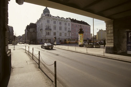 Ansicht Bahnhofplatz 15.02.1992
