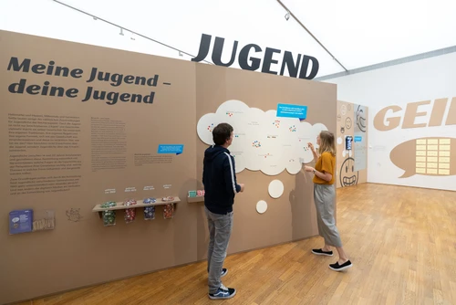 Ausstellungsansicht "Meine Jugend - Deine Jugend"