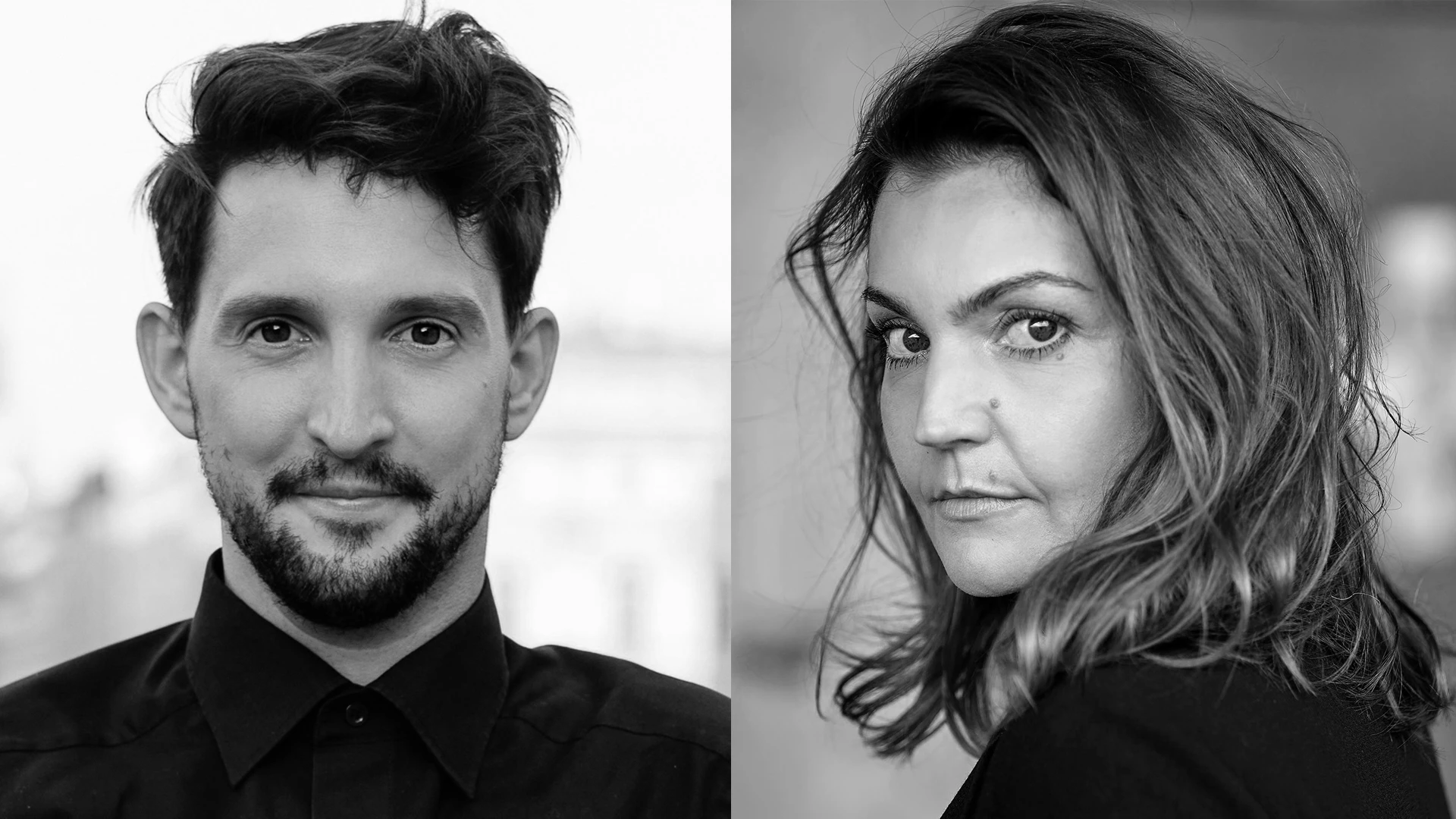 Porträtbilder Nikolaus Habjan und Julia Kreusch