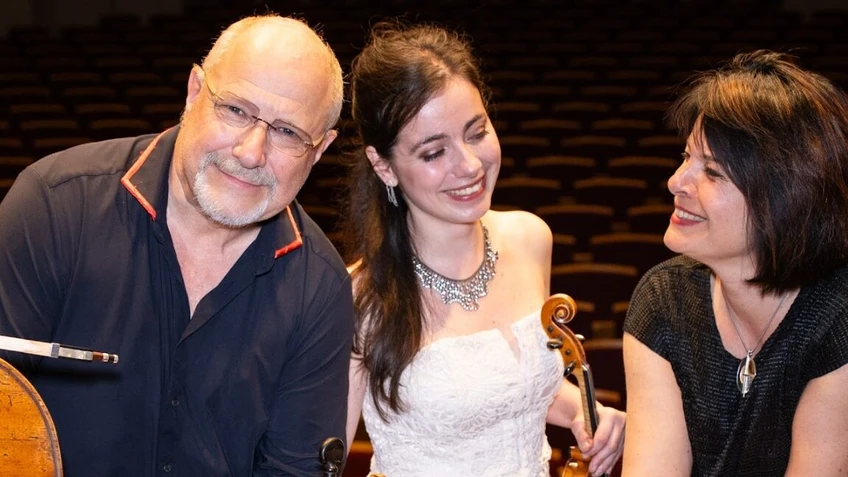 Portrait der drei Musiker des Smetana Trios