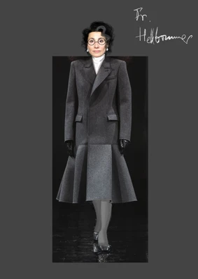 Kostümentwurf für das Schauspiel "Das Ministerium der Wahrheit"