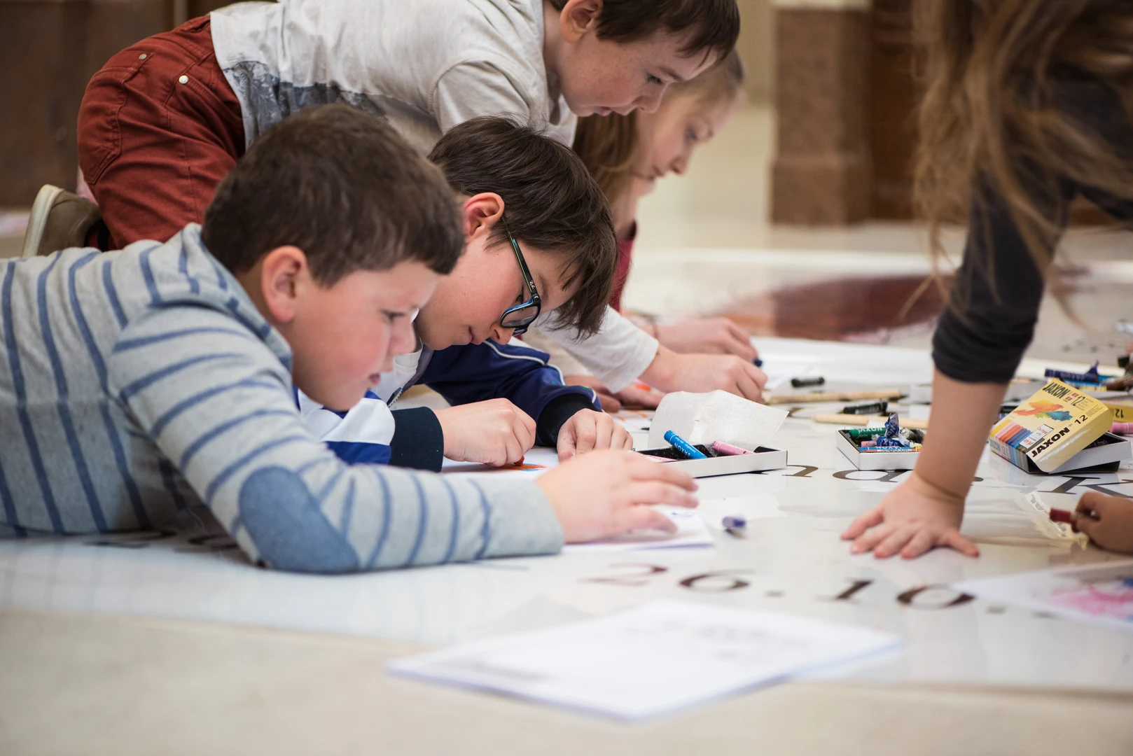Schul- und Kindergartengruppen im Museum