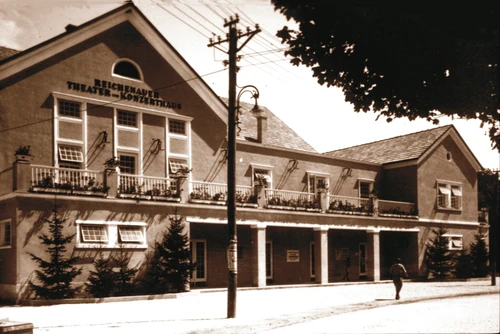Alte Aufnahme des Theaters Reichenau