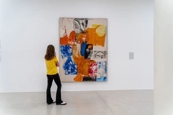 Exhibition photo of Robert Rauschenberg