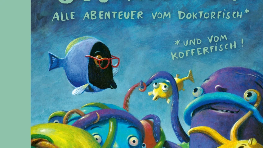 Buchcover Jens Rassmus "Doktorfisch-Kofferfisch"