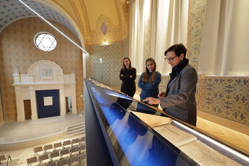 Blick in die Dauerpräsentation