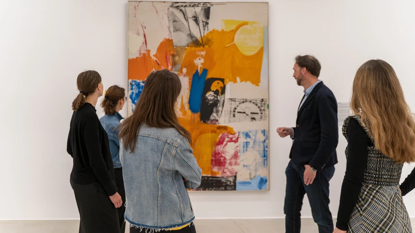 Ausstellungsfoto Robert Rauschenberg