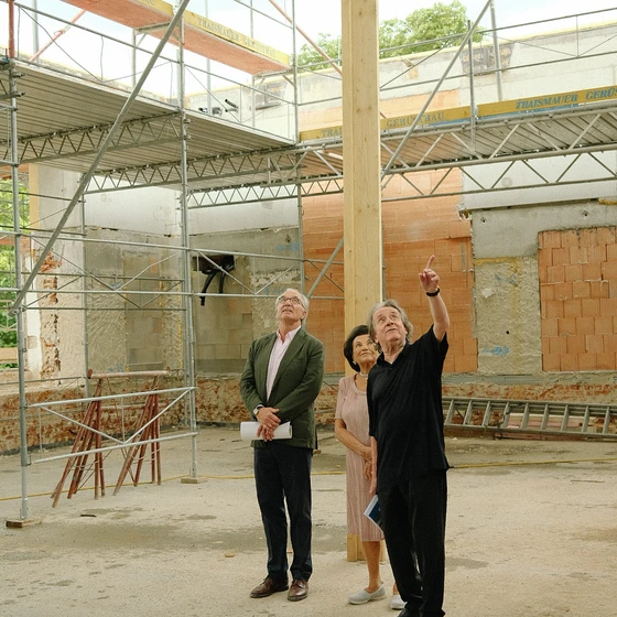 Rudolf Buchbinder Saal Baustellenführung