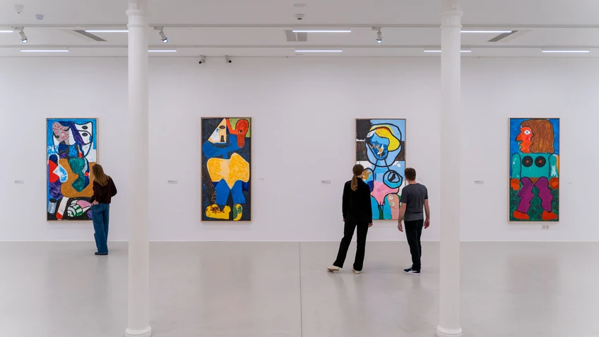 Exhibition view Joe Bradley