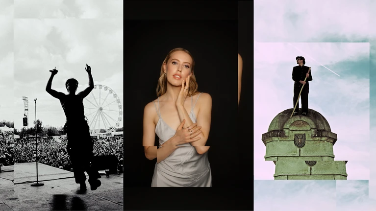 Fotos der Acts beim Domplatz Open-Air 2026 am Samstag 12. September 2026. Von links nach rechts: BIBIZA, LEA und Lukascher.